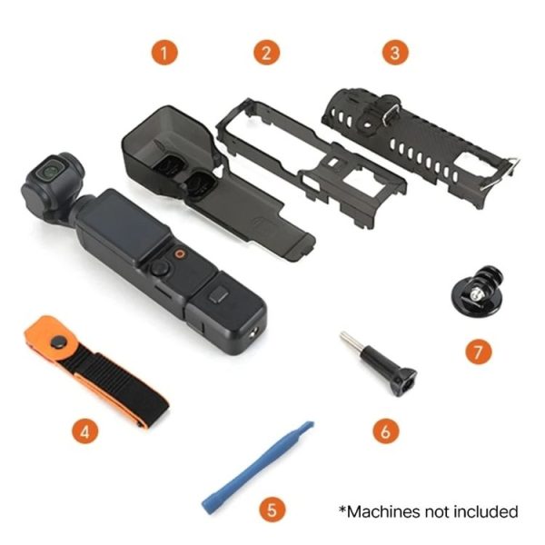 DJI OSMO Pocket 3 RCSTQ Transparent Protective Case Global Anti-Dislodgement Strap Storage Shell - Image 11