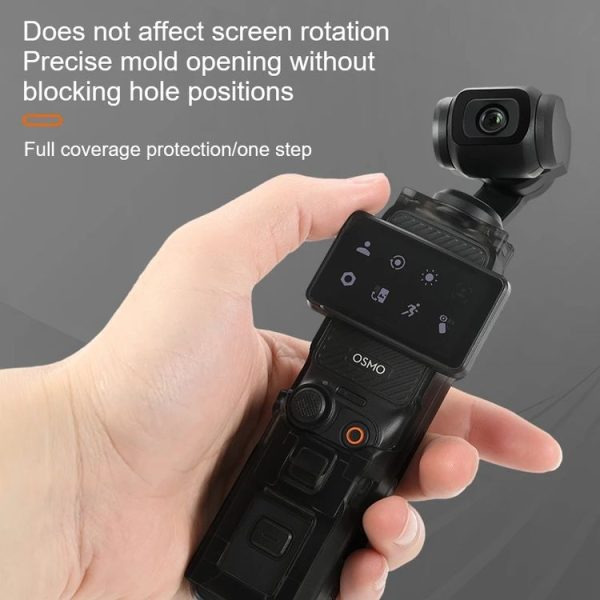 DJI OSMO Pocket 3 RCSTQ Transparent Protective Case Global Anti-Dislodgement Strap Storage Shell - Image 6