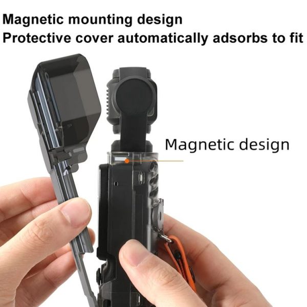 DJI OSMO Pocket 3 RCSTQ Transparent Protective Case Global Anti-Dislodgement Strap Storage Shell - Image 7