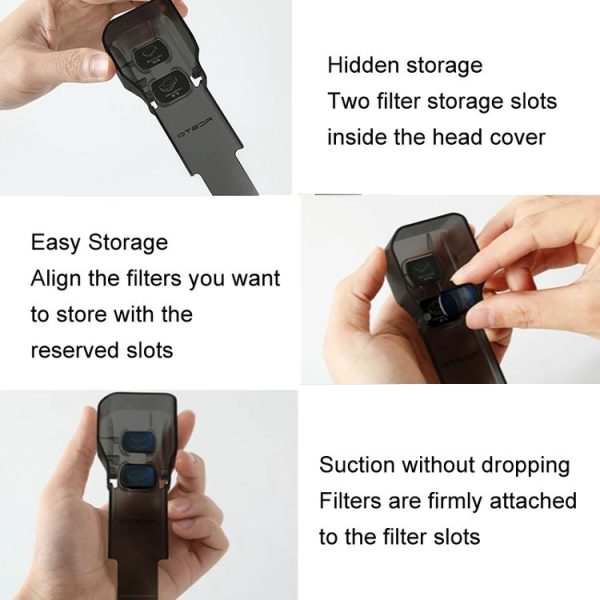 DJI OSMO Pocket 3 RCSTQ Transparent Protective Case Global Anti-Dislodgement Strap Storage Shell - Image 9