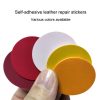 50pcs / Bag Strong Self-adhesive Leather Repair Sticker Sofa Car Seat Hole PU Leather Patch (White) - Image 4