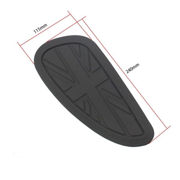 Triumph Bonneville T100 / T120 Bobber 1200 Fuel Tank Insulation Pad Anti-slip Sticker - Image 3