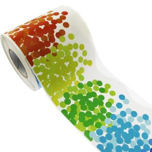 7cm x 11m Colorful Polka Dot Border Stickers Bulletin Board Borders