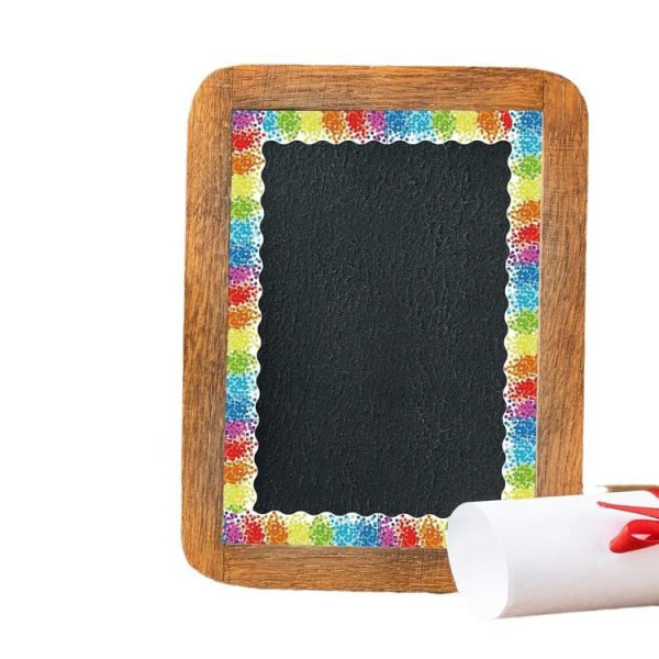 7cm x 11m Colorful Polka Dot Border Stickers Bulletin Board Borders - Image 4