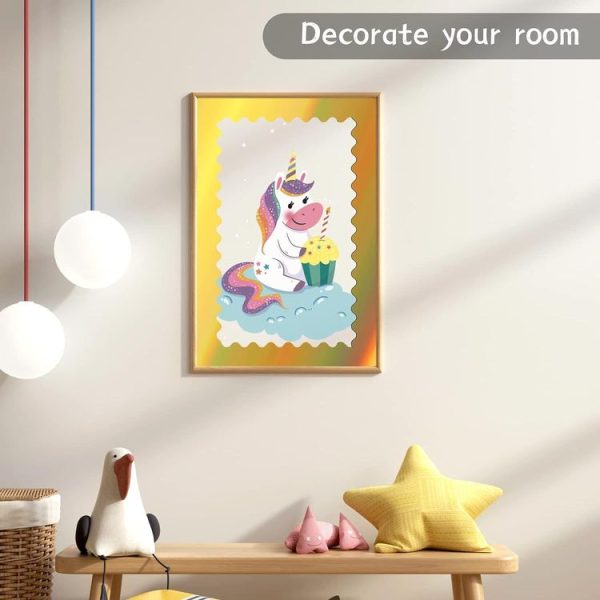 7.6cm x 5m Fan-Shaped Laser Gold Border Paper Bulletin Board Border Decoration - Image 4