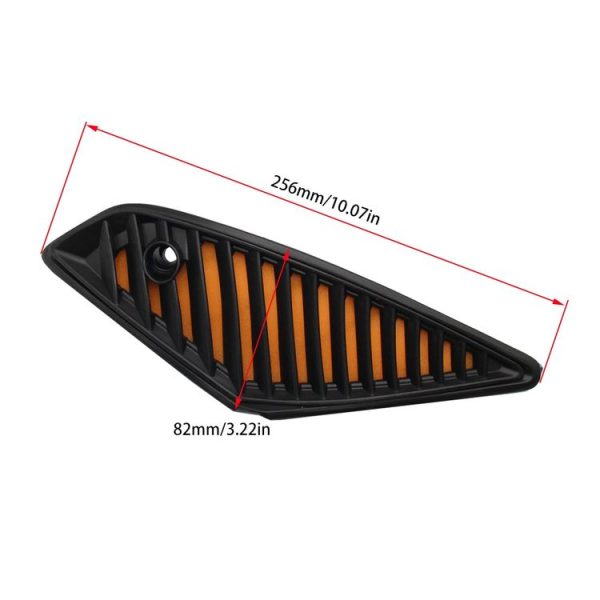 KTM 1290 Air Filter Dust Cover (Black Orange) - Image 3