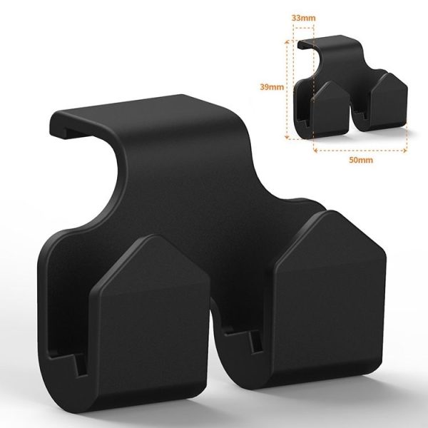 2pcs Car Front Armrest Box Storage Hook For Toyota Corolla Camry Avalon RAV4 (Black) - Image 2