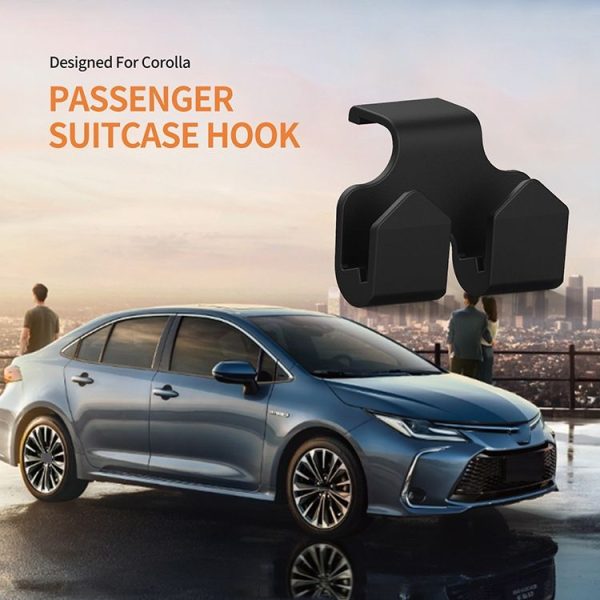 2pcs Car Front Armrest Box Storage Hook For Toyota Corolla Camry Avalon RAV4 (Black) - Image 6