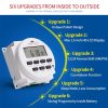 SINOTIMER TM618N-1 110V 7 Days Weekly Programmable Digital Electronic Timer Switch - Image 5