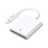 JINGHUA Mobile Phone Card Reader Converter Memory Card Reader, Model: Lighning With Cable SD
