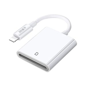 JINGHUA Mobile Phone Card Reader Converter Memory Card Reader, Model: Lighning With Cable SD