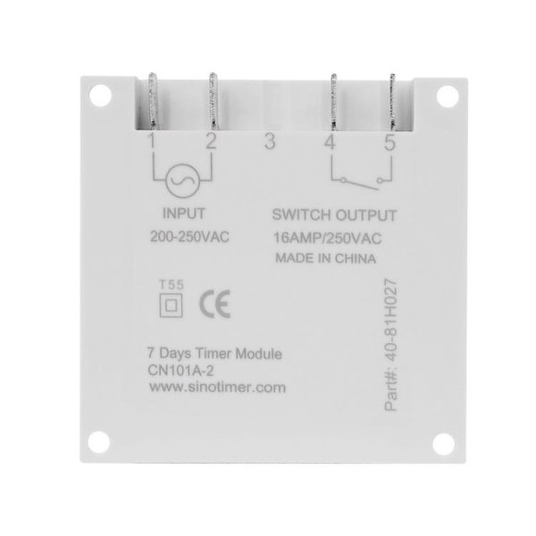 SINOTIMER CN101A 5V 16A Digital LCD Timer Switch Programmable Timer Controller - Image 8