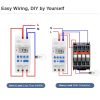 SINOTIMER TM919A-110V 16A Din Rail Mount Digital Timer Switch Microcomputer Weekly Programmable Time Relay Control - Image 6