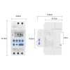 SINOTIMER TM919A-110V 16A Din Rail Mount Digital Timer Switch Microcomputer Weekly Programmable Time Relay Control - Image 7