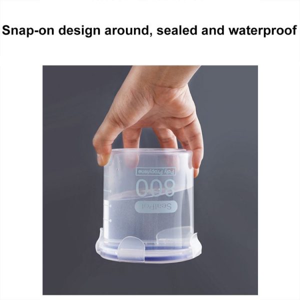 600ml Kitchen Refrigerator Fresh-keeping Storage Box Food-grade Food Sealed Jar - Image 6