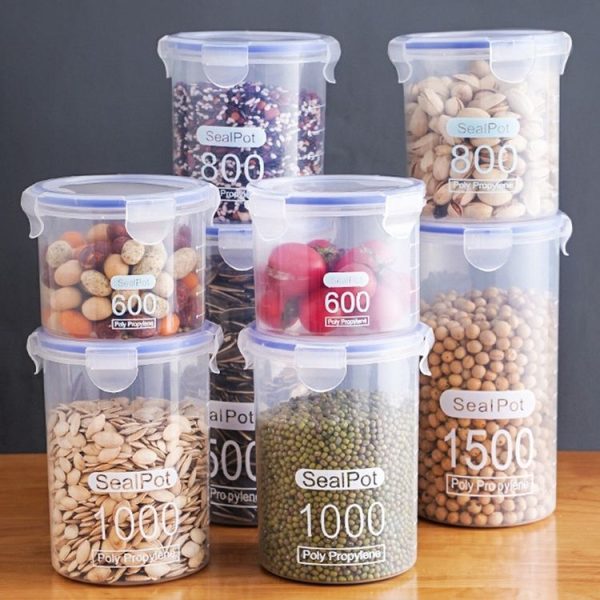 600ml Kitchen Refrigerator Fresh-keeping Storage Box Food-grade Food Sealed Jar - Image 8