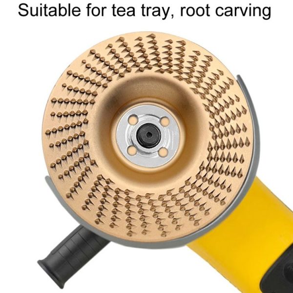 100mm Woodworking Sanding And Shaping Plate Angle Grinder Sanding And Polishing Prick Disc, Model: Beveled - Image 4