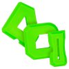 2sets Multifunctional Glue Scraper Silicone Seam Scraper (Green) - Image 2