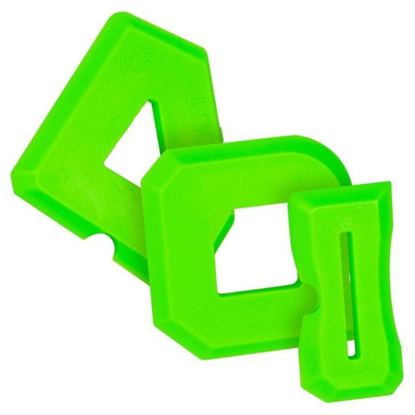 2sets Multifunctional Glue Scraper Silicone Seam Scraper (Green) - Image 2