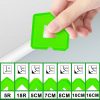 2sets Multifunctional Glue Scraper Silicone Seam Scraper (Green) - Image 7