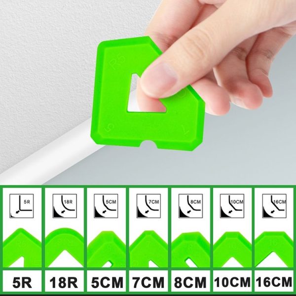 2sets Multifunctional Glue Scraper Silicone Seam Scraper (Green) - Image 7