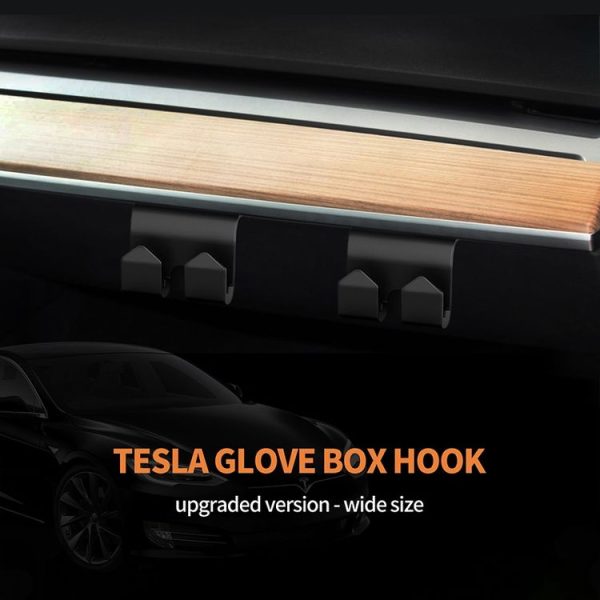 Tesla Model 3 / Y 2024 2pcs Front Seat Storage Box Hook (Narrow) - Image 5