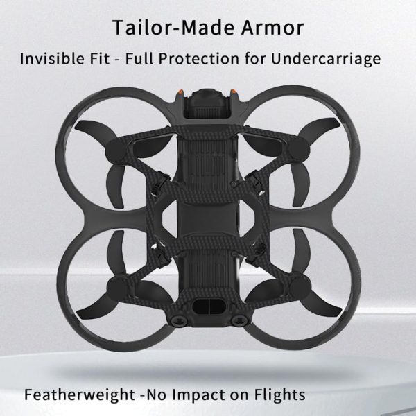 DJI Avata 2 RCSTQ Chassis Armor Carbon Fiber Lightweight Protection Crash Bumper - Image 5