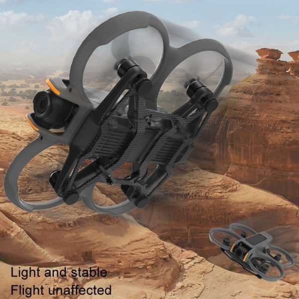 DJI Avata 2 RCSTQ Chassis Armor Carbon Fiber Lightweight Protection Crash Bumper - Image 8