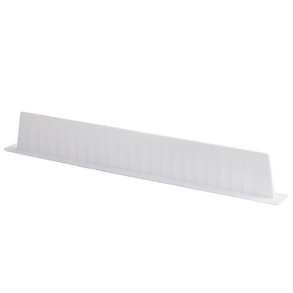 Silicone Kitchen Sink Splash Guard Countertop Water Blocking Splashback (White)