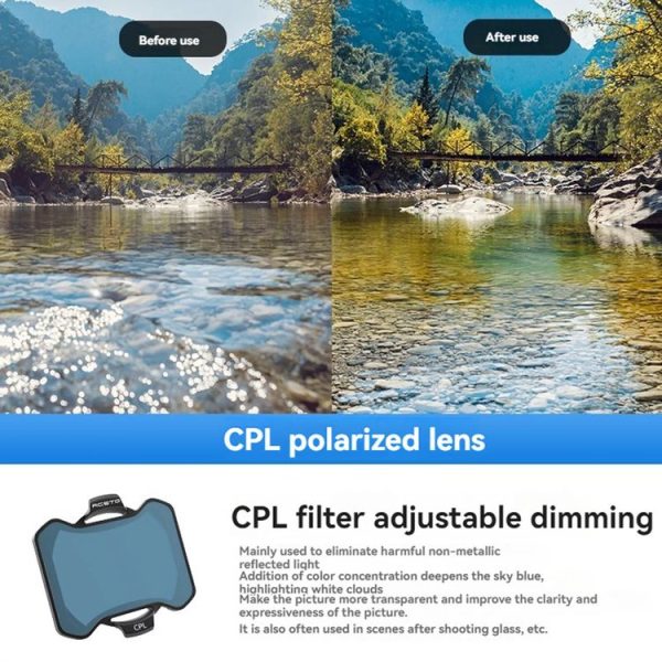 DJL Avata RCSTQ Crossing Machine Filter Protective Mirror Accessories, Style: UV - Image 9