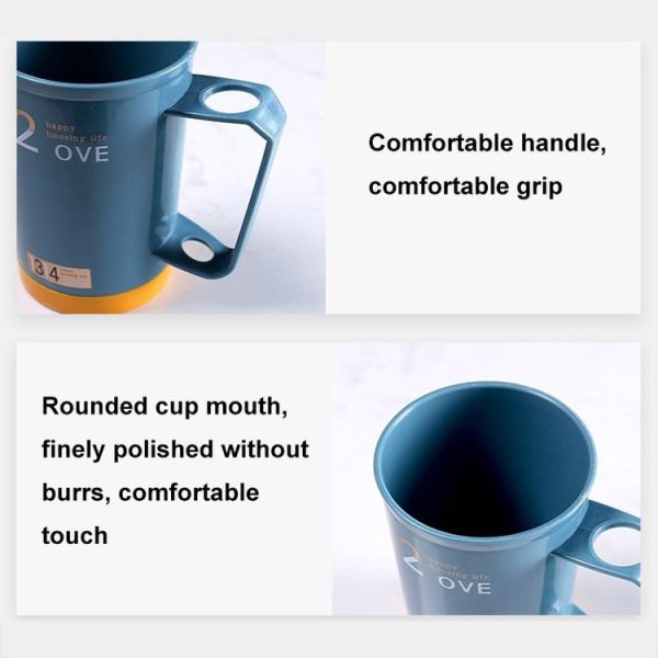 Thickened Wash Cup Home Couple Mouthwash and Brushing Cup (Black) - Image 3