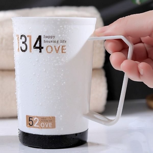 Thickened Wash Cup Home Couple Mouthwash and Brushing Cup (Black) - Image 5