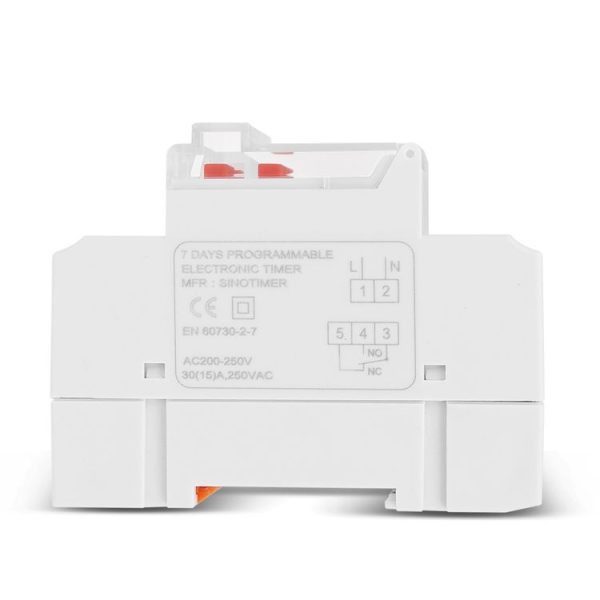 SINOTIMER TM919B-1 110V 30A Programmable Digital Timer Switch Automatic Cycle Timing Controller - Image 5