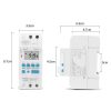 SINOTIMER TM919H-1 110V 16A DIN Rail 4 Pins Voltage Output Digital Switch Timer Automatic Cycle Timing Controller - Image 5