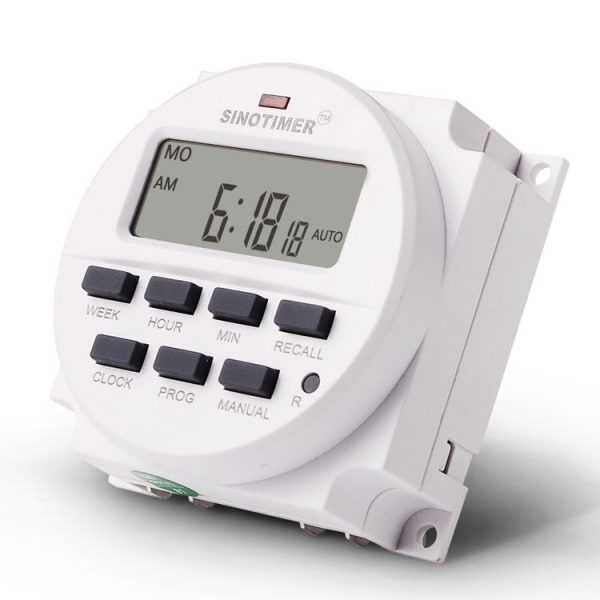 SINOTIMER Programmable Timer Switch Time Controller, Model: TM618H-1 110V - Image 3