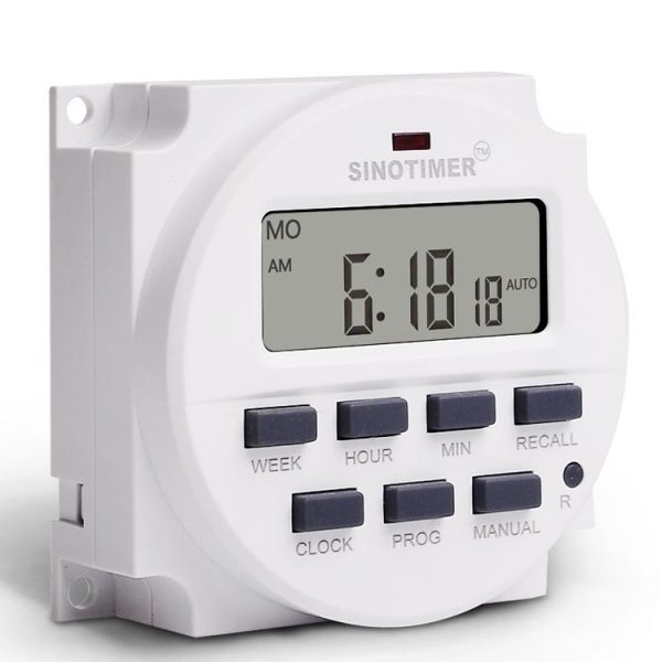 SINOTIMER Programmable Timer Switch Time Controller, Model: TM618H-1 110V - Image 4