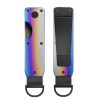 Compact Key Organizer Metal Key Chain Can Hold 2-6 Keys Black - Image 4