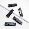 Compact Key Organizer Metal Key Chain Can Hold 2-6 Keys Black - Image 8