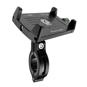 Kewig M7 Bicycle 4 Claws Aluminum Navigational Bracket Outdoor Cycling Cell Phone Holder (Black)