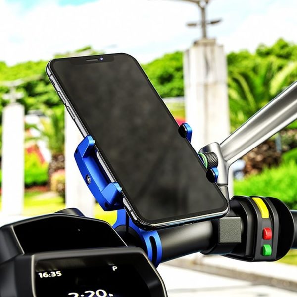 Kewig M7 Bicycle 4 Claws Aluminum Navigational Bracket Outdoor Cycling Cell Phone Holder (Black) - Image 2