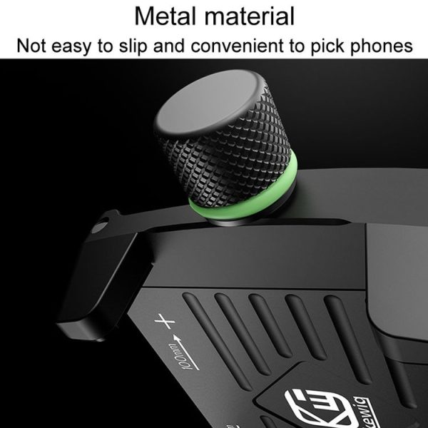 Kewig M7 Bicycle 4 Claws Aluminum Navigational Bracket Outdoor Cycling Cell Phone Holder (Black) - Image 4