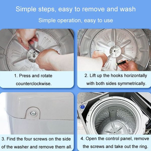 5pcs / Set Boiler Washing Machine Disassembly Cleaning Repair Tools Multifunctional Screwdriver Trident Wrench - Image 10