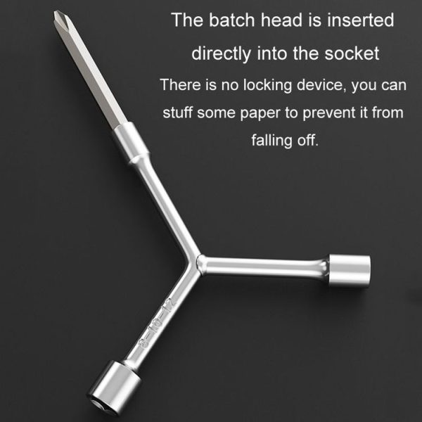 5pcs / Set Boiler Washing Machine Disassembly Cleaning Repair Tools Multifunctional Screwdriver Trident Wrench - Image 8