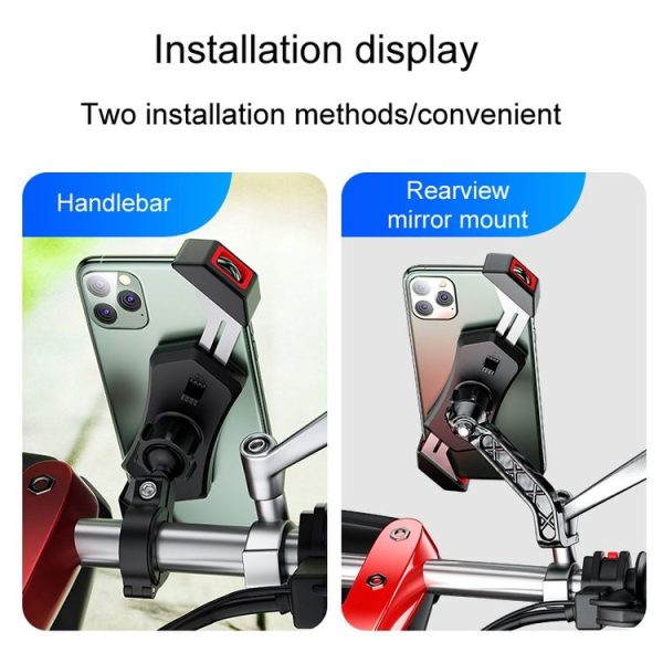 Kewig Bicycle 2 Claws Navigation Bracket Outdoor Cycling Cell Phone Holder With Safety Lock, Model: M12-A - Image 5