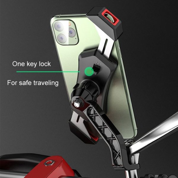 Kewig Bicycle 2 Claws Navigation Bracket Outdoor Cycling Cell Phone Holder With Safety Lock, Model: M12-A - Image 9