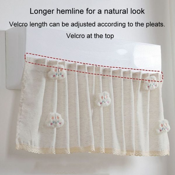 Air Conditioner Windshield Anti-Direct Blow Baby Windshield Curtain Dust Cover, Model: White Rabbit - Image 3