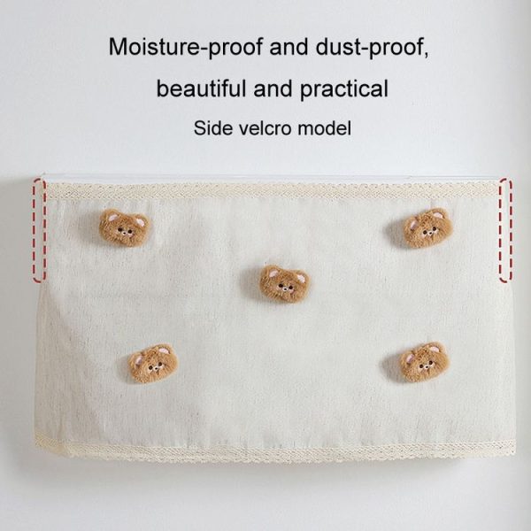 Air Conditioner Windshield Anti-Direct Blow Baby Windshield Curtain Dust Cover, Model: White Rabbit - Image 4
