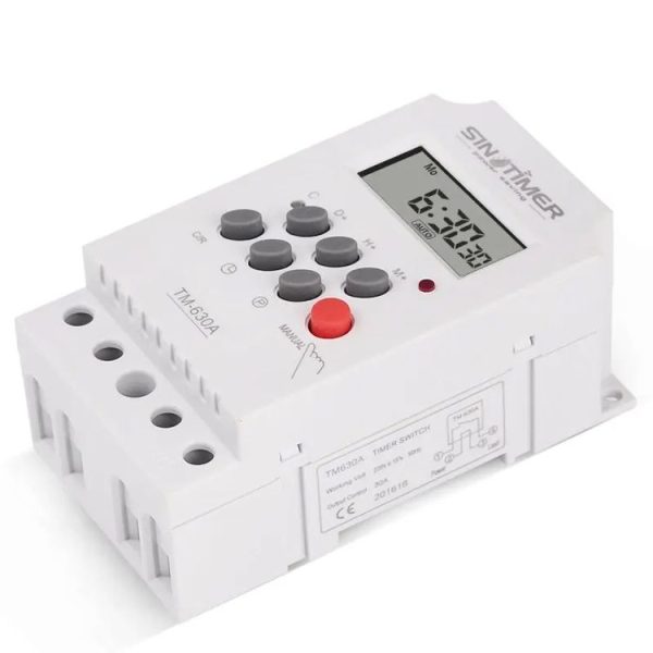 SINOTIMER TM630A-4 12V DC Timer Switch Din Rail Digital Weekly Programmable Time Relay - Image 4