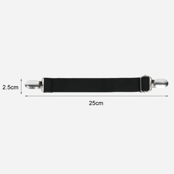 1pair Motorcycle Pant Leg Holder Multifunctional Portable Outdoor Riding Windproof Clip (Black) - Image 3