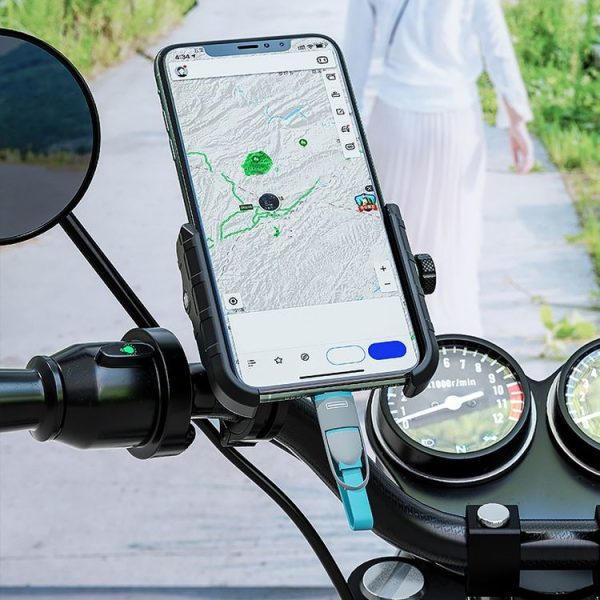 Kewig M8 Motorcycle Navigation Phone Holder Outdoor Riding Charging Bracket (Black) - Image 7